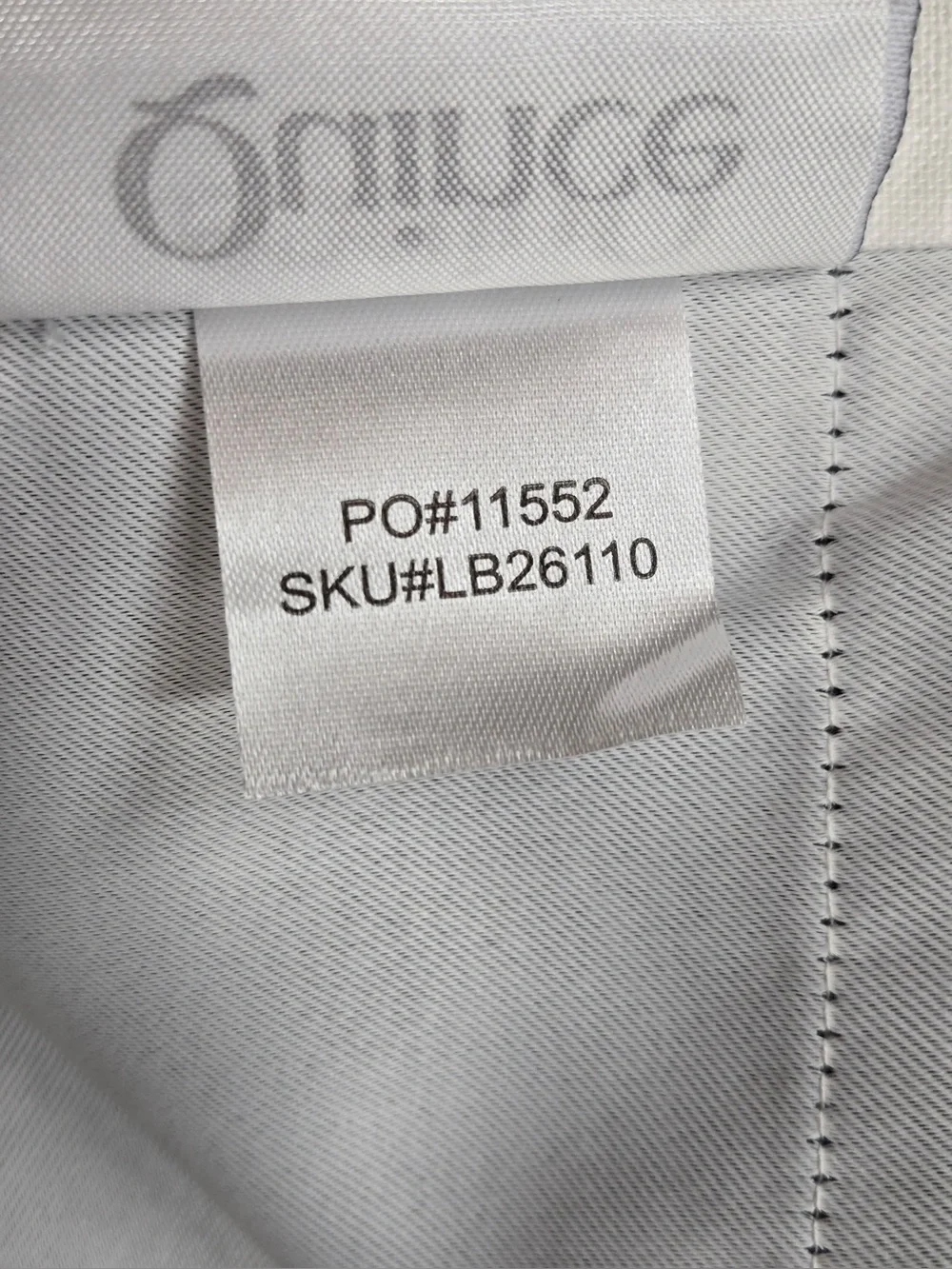 NWT QUINCE Set Of 2 48x96 European Linen True Blackout Curtains White 0463